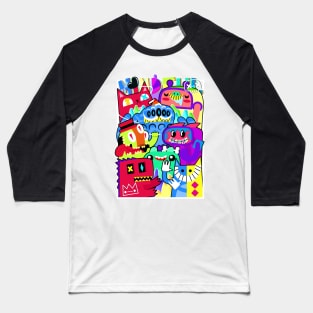 New Batch Doodle FRESHMEN Baseball T-Shirt